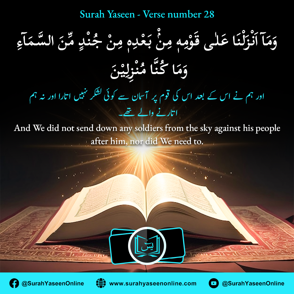 Surah Yaseen - Ayat Number 28