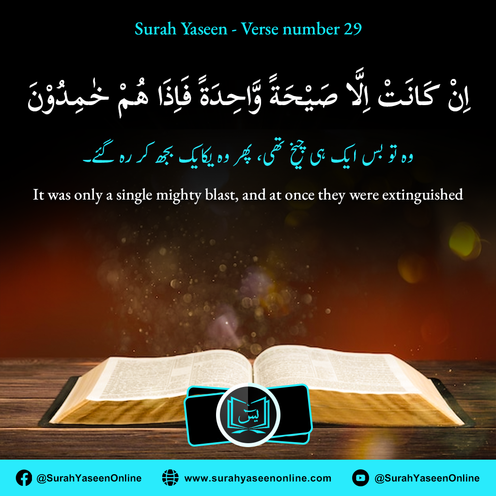 Surah Yaseen - Ayat Number 29