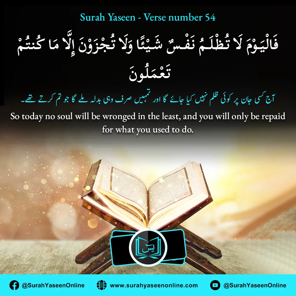 Surah Yaseen - Ayat Number 54