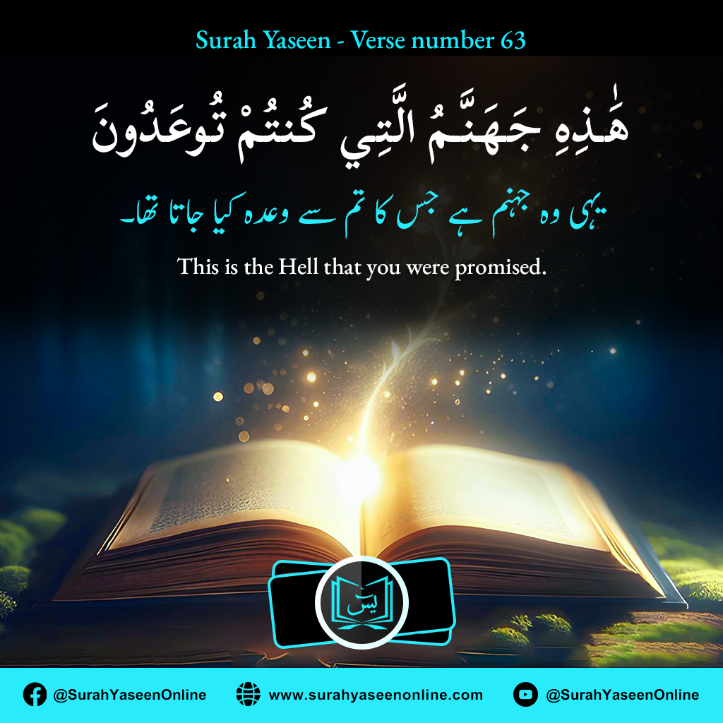 Surah Yaseen - Ayat Number 63
