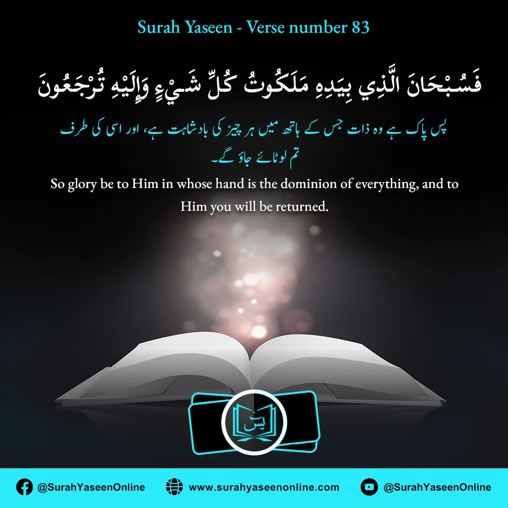 Surah Yaseen - Ayat Number 83